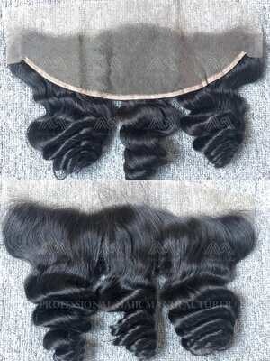 Mink Hair Loose Wave 13X4 Transparent Frontal