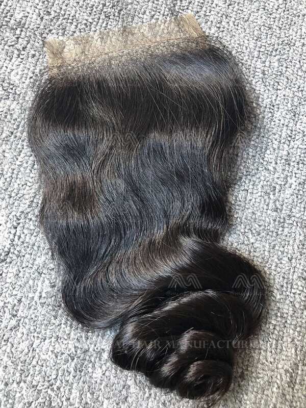 Mink Hair Loose Wave 4x4 Transparent Closure