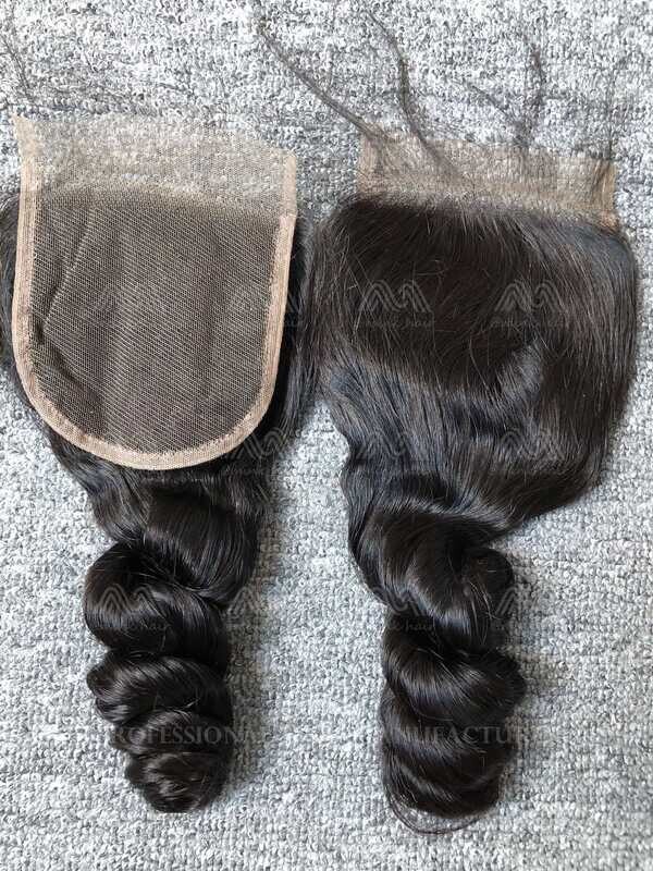 Mink Hair Loose Wave 4x4 Transparent Closure