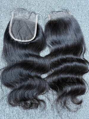 Raw Hair Body Wave 4X4 HD Closure