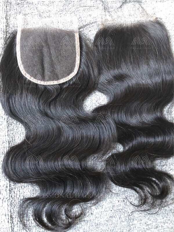 Raw Hair Body Wave 4X4 Transparent Closure