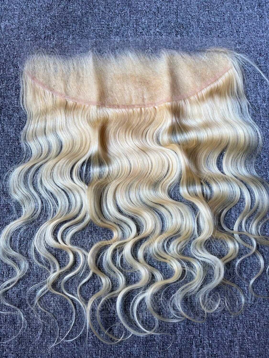 Blonde Hair Body Wave 13X4 HD Frontal