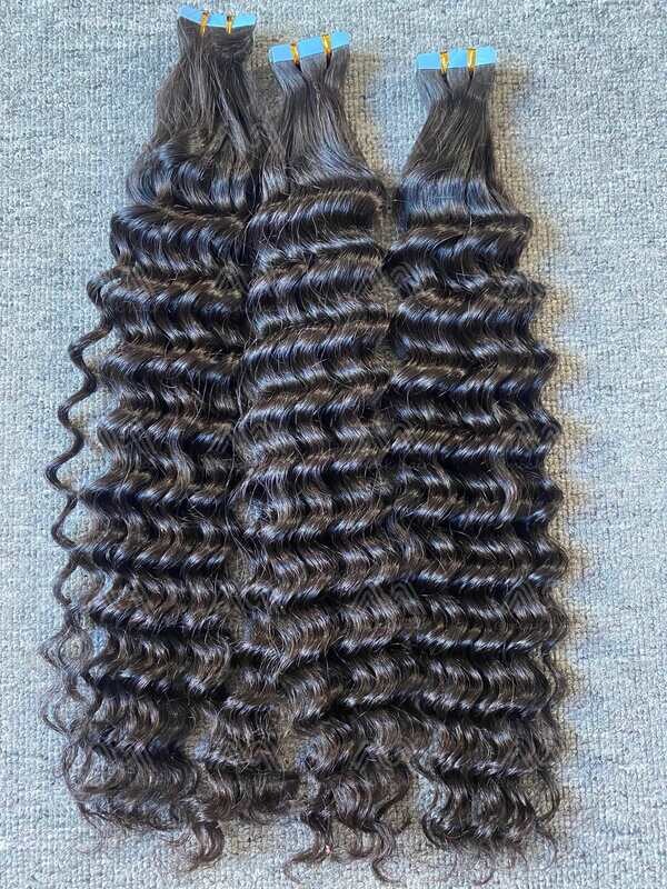 Luxury Hair Deep Wave Tape In (20pcs/50g)