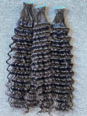 Luxury Hair Deep Wave Tape In (20pcs/50g)