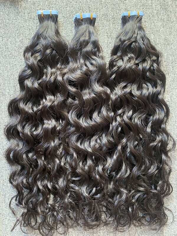 Luxury Hair Italian Curly/Water Wave Tape In (20pcs/50g)