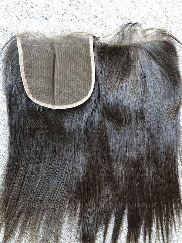 Raw Hair Straight 5X5 Transparent Closure