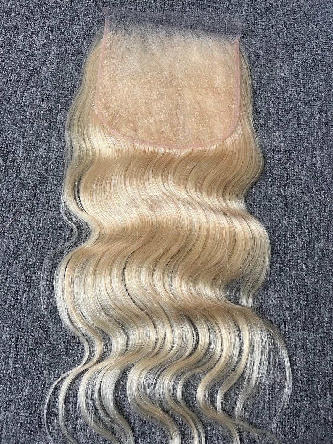 Blonde Hair 5X5 HD Closure
