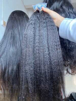 Luxury Hair Kinky Straight Tape In (20pcs/50g)