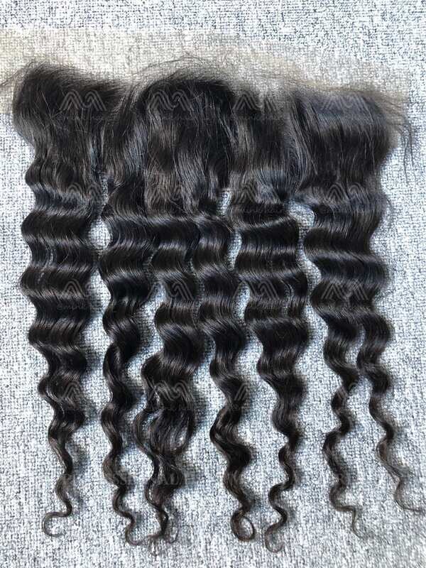 Raw Hair Loose Deep 13X4 Transparent Frontal