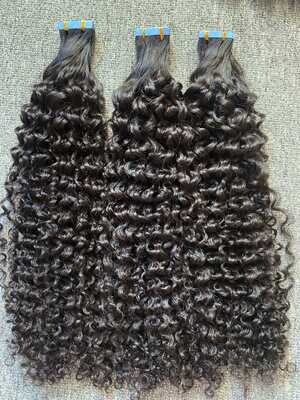 Luxury Hair Jerry Curly Tape In (20pcs/50g)
