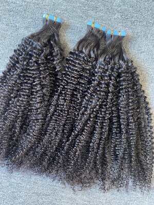 Luxury Hair Kinky Curly Tape In (20pcs/50g)