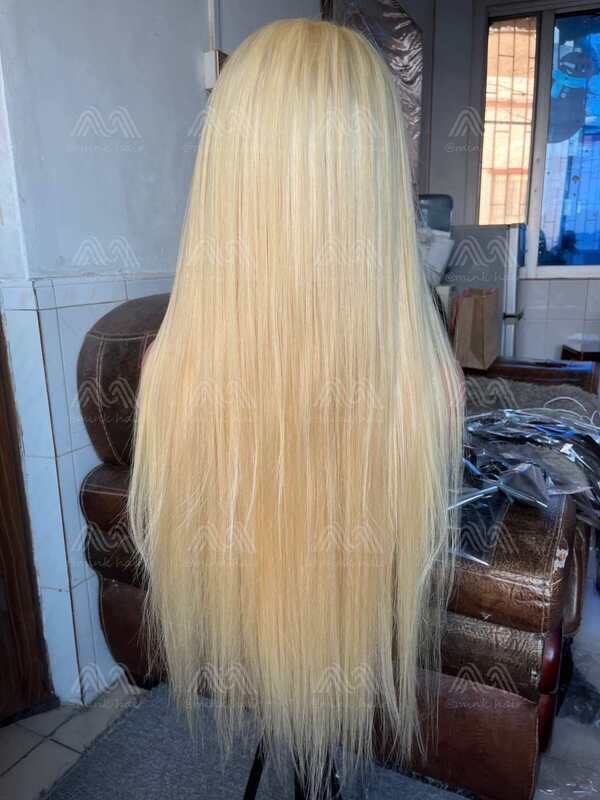 Luxury Hair Blonde Silky Straight HD Lace Wig