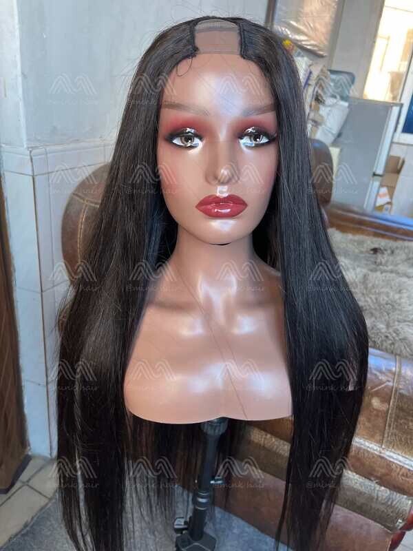 U Part Wig Without Closure