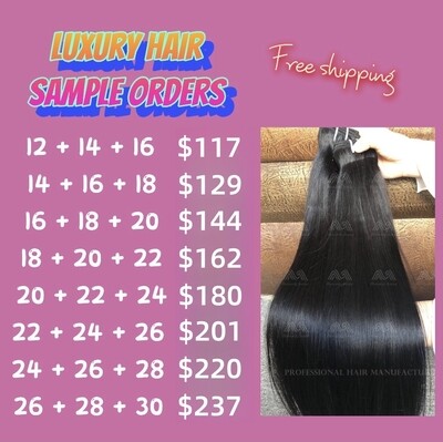 Sample Deals: Luxury Hair 3 Bundles
