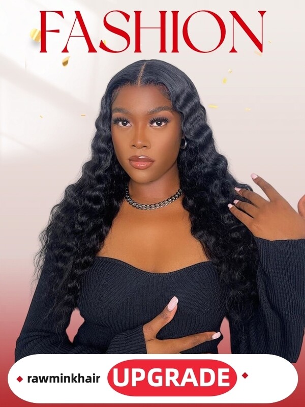 Mink Hair Loose Deep Transparent Lace Wig