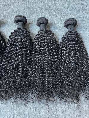 Mink Hair Kinky Curly Bundles