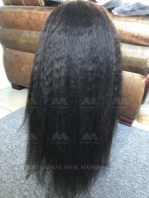 Mink Hair Kinky Straight HD Lace Wig