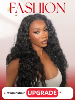 Luxury Hair Water Wave Transparent Lace Wig