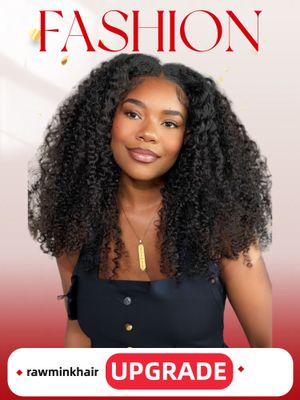 Mink Hair Kinky Curly HD Lace Wig