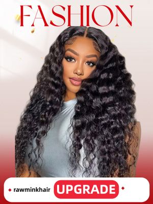 Mink Hair Water Wave HD Lace Wig