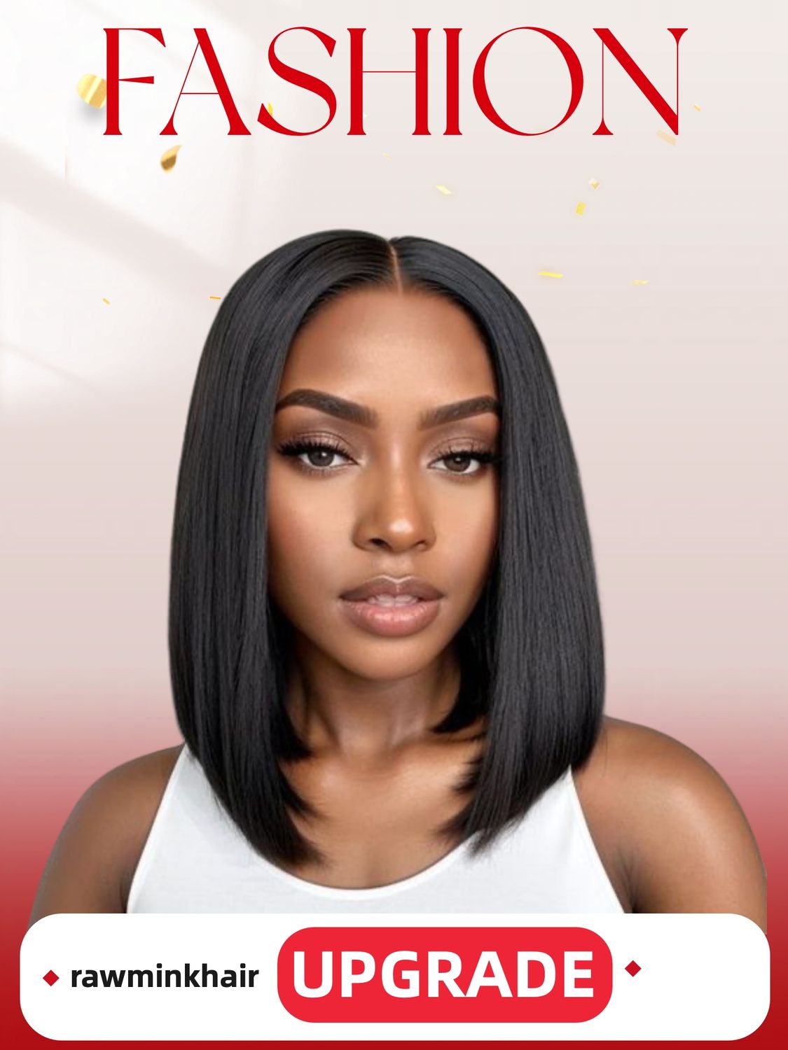 Mink Hair Straight 13x4 Bob Wig