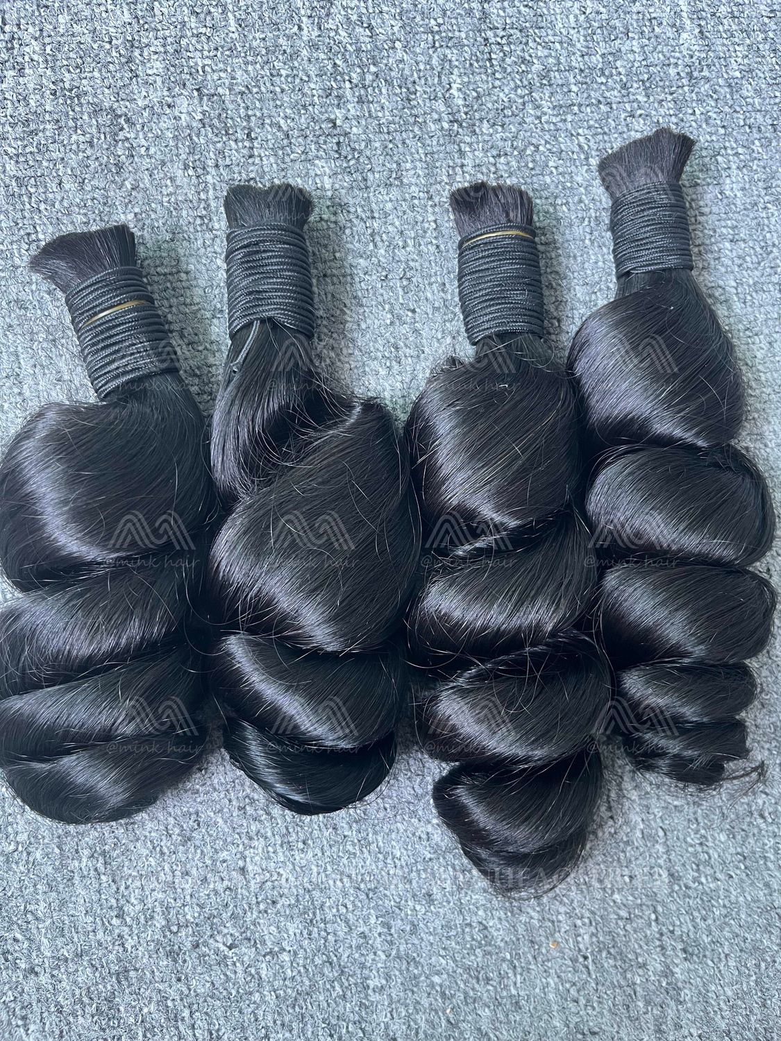 Loose Wave Bulk Hair For Braiding No Weft (100g) Luxury Hair