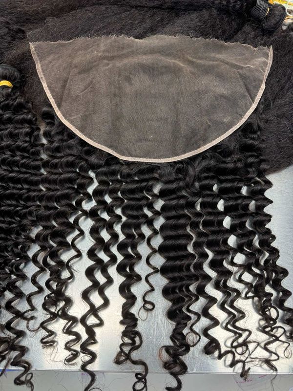 Raw Hair Deep Wave 13x6 HD Closure (Including loose wave/Italian curly)