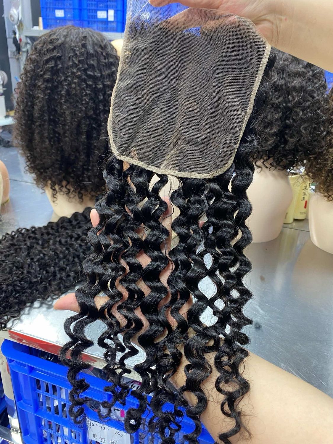 Mink Hair Italian Curly 7x7 HD Closure