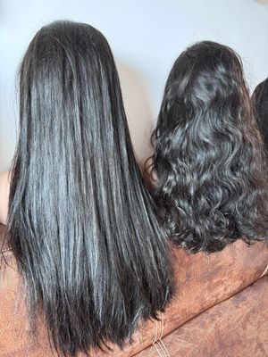 Luxury Hair Double Drawn HD Lace Wig 250% Density