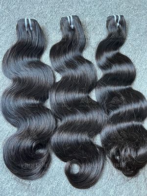 Myanmar Hair Super Double Drawn Body Wave Bundles