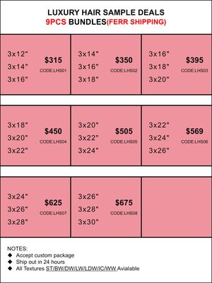 Sample Deals: Luxury Hair 9 Bundles