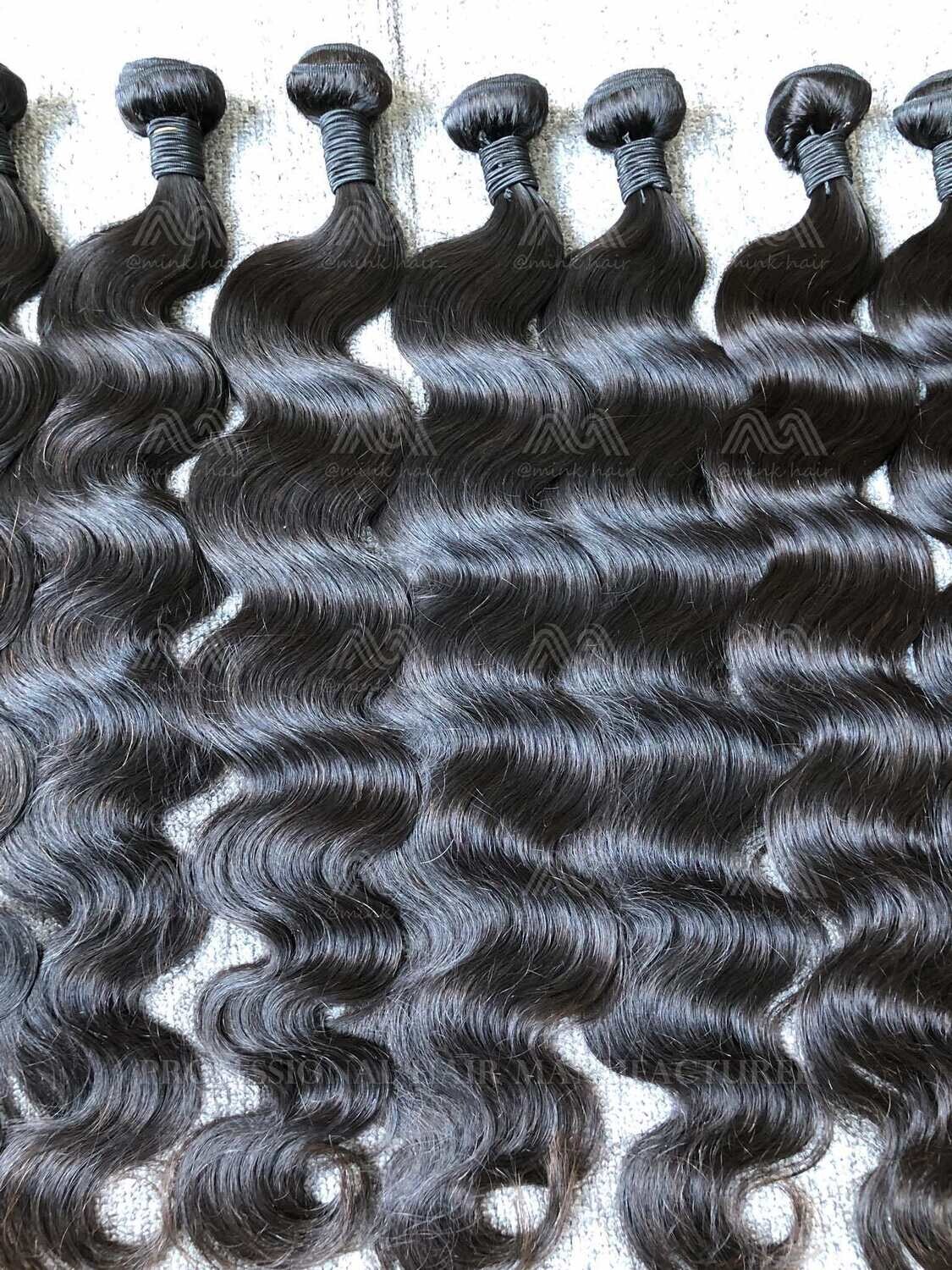 Mink Hair Body Wave Bundles