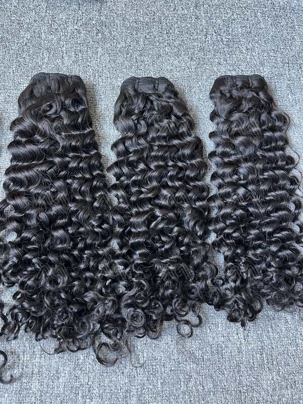Mink Hair Italian Curly Bundles