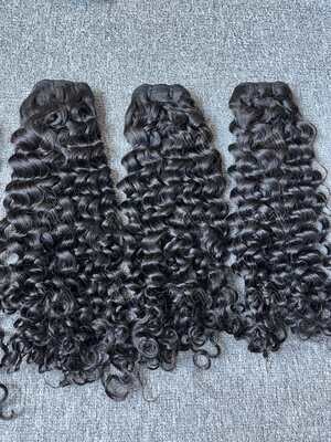 Mink Hair Italian Curly Bundles