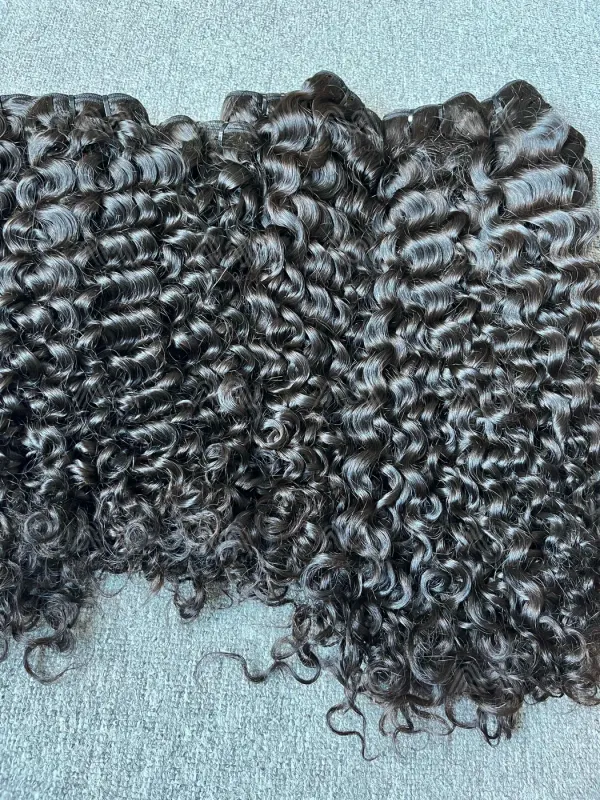 Mink Hair Italian Curly Bundles