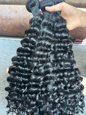 Mink Hair Deep Wave Bundles