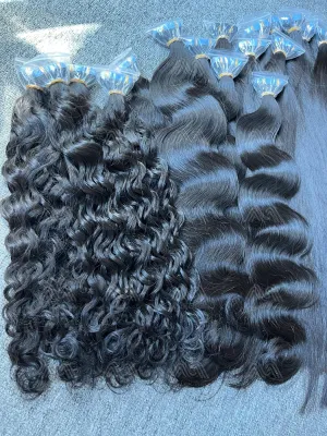 Luxury Hair Italian Curly/Water Wave Tape In (20pcs/50g)