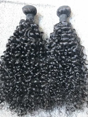 Mink Hair Jerry Curly Bundles