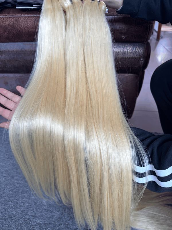 Luxury Blonde Hair Silky Straight Bundles