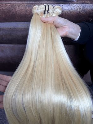 Luxury Blonde Hair Silky Straight Bundles