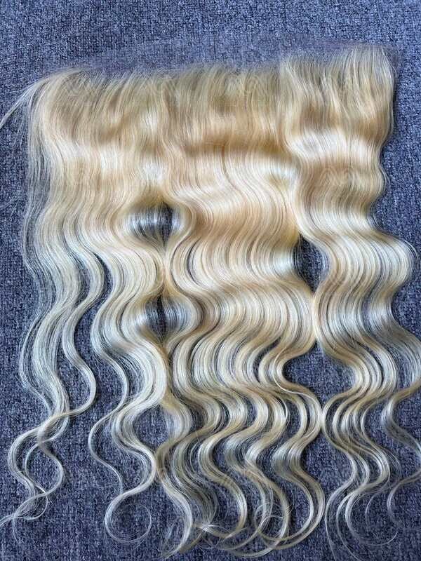 Blonde Hair Body Wave 13X4 HD Frontal
