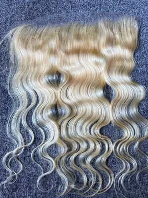 Blonde Hair Body Wave 13X4 HD Frontal