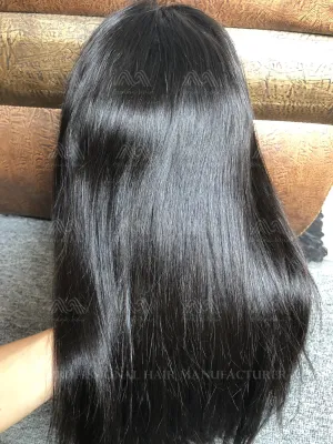 Raw Hair Silky Straight Transparent Lace Wig