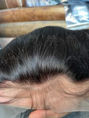 Raw Hair Silky Straight Transparent Lace Wig