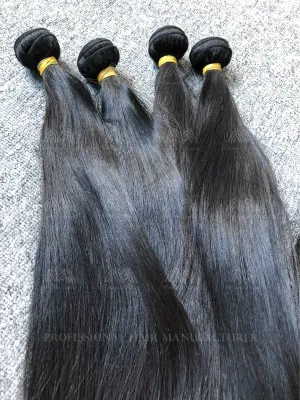 Raw Hair Silky Straight Bundles