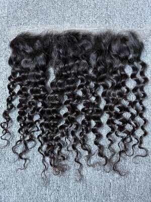 Raw Hair Italian Curly 13X4 HD Frontal