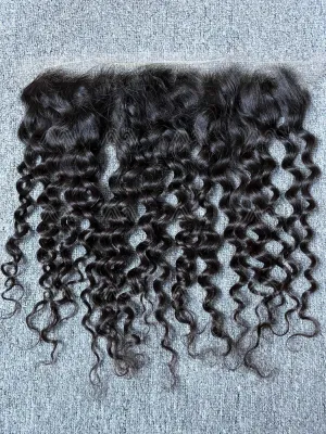 Raw Hair Italian Curly 13X4 HD Frontal