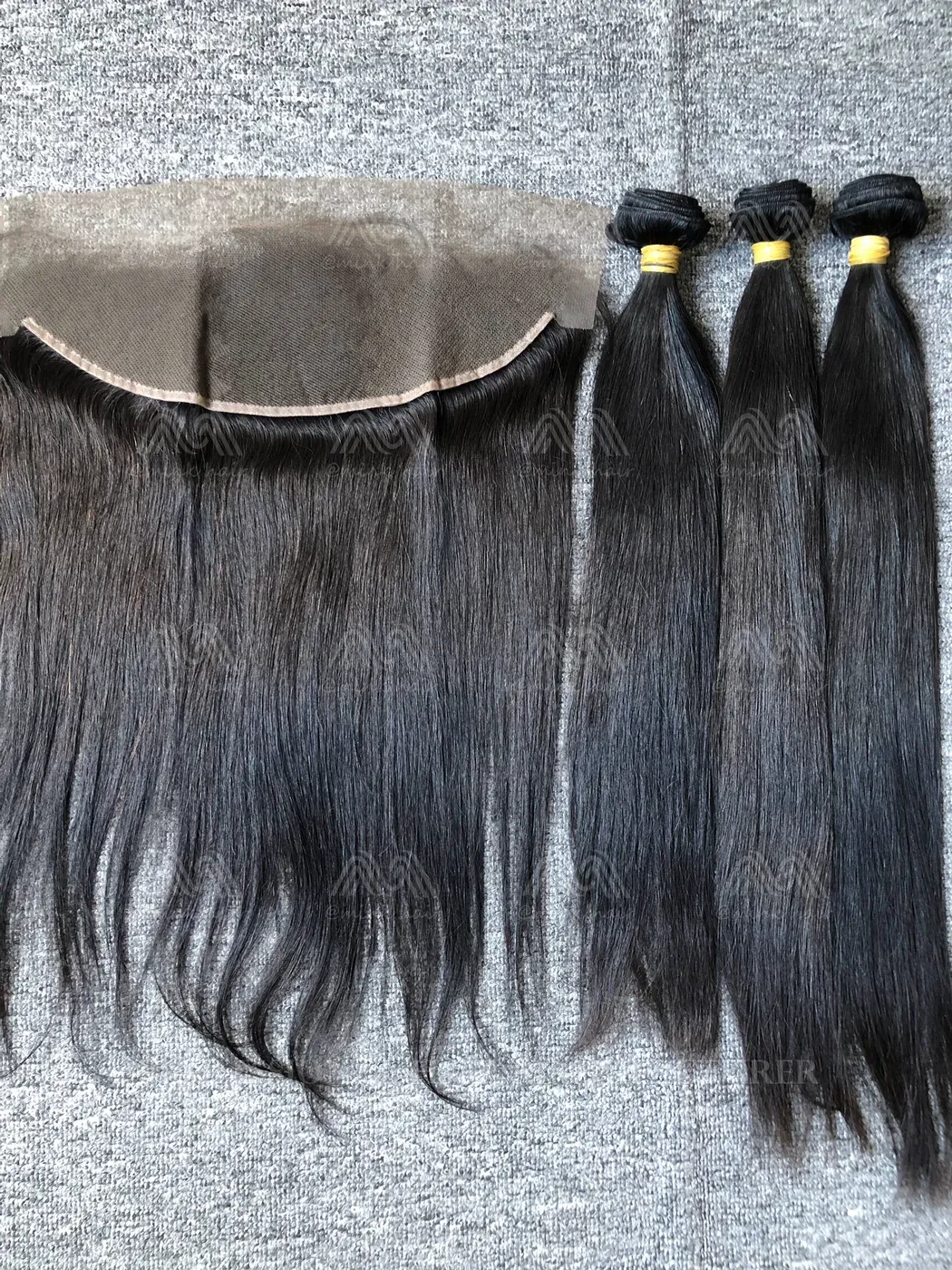 Raw Hair Straight 3 Bundles With 13X4 HD Frontal Deals