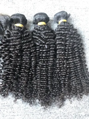 Raw Hair Kinky Curly Bundles