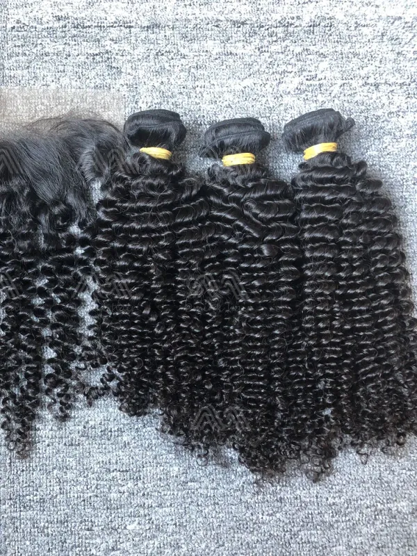 Raw Hair Kinky Curly Bundles